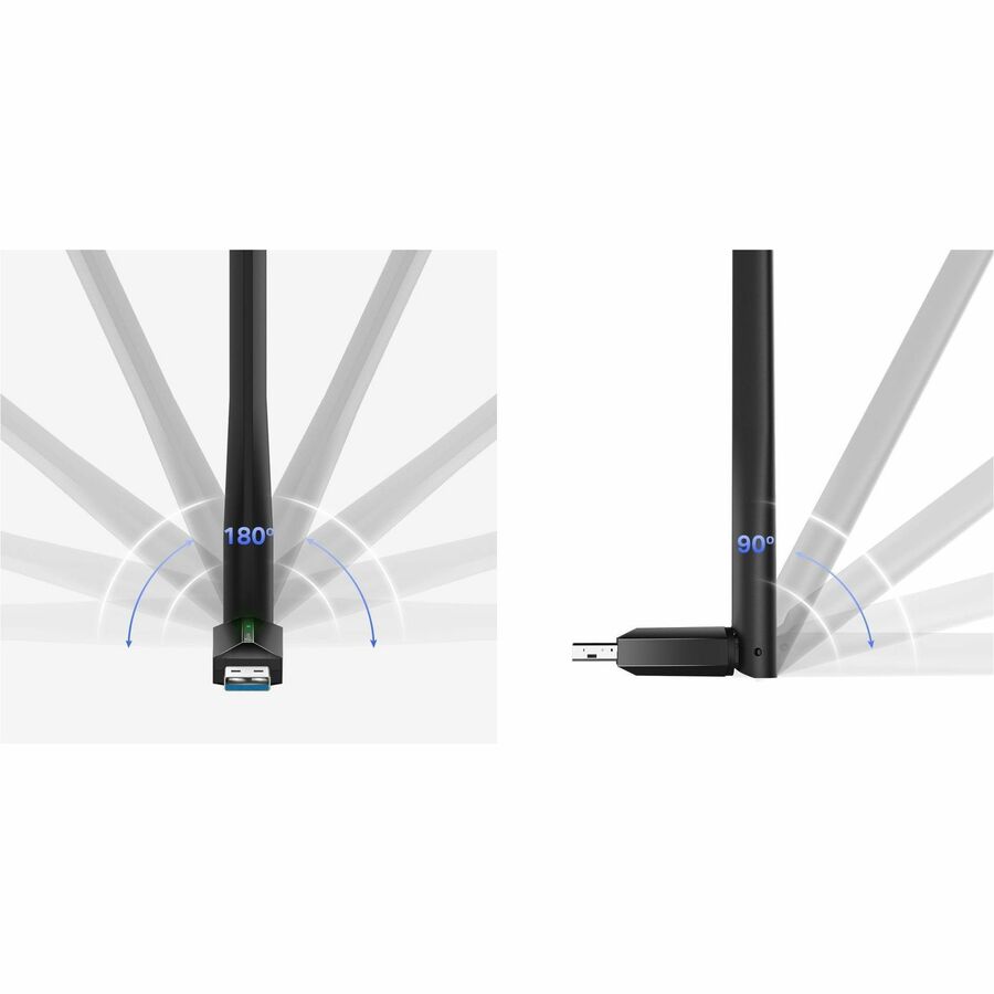 TP-Link Archer T3U Plus IEEE 802.11 a/b/g/n/ac Dual Band Wi-Fi Adapter for Router, Computer - 6595215
