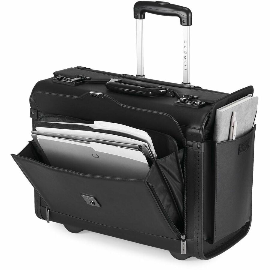 bugatti Warren Travel/Luggage Case for 17" to 17.3" Notebook - Black - BZCW456110-BLACK