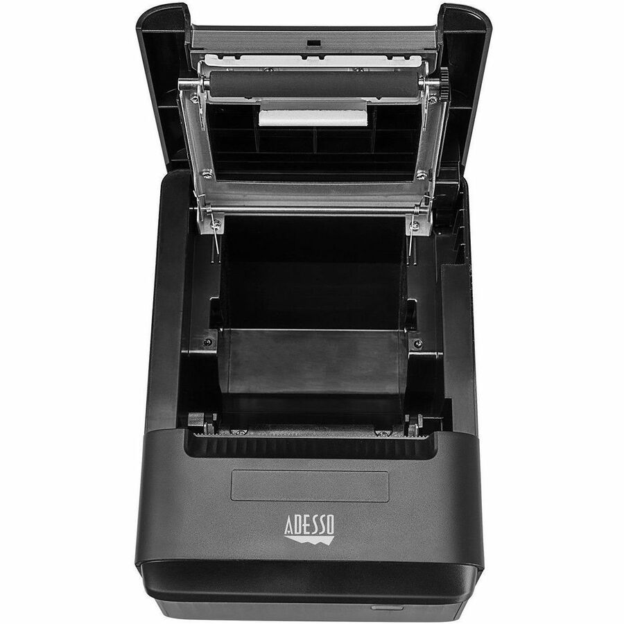 Adesso NuPrint 330 Desktop, Business, POS System Direct Thermal Printer - Monochrome - Receipt Print - Ethernet - USB - Serial - Black - 7151523