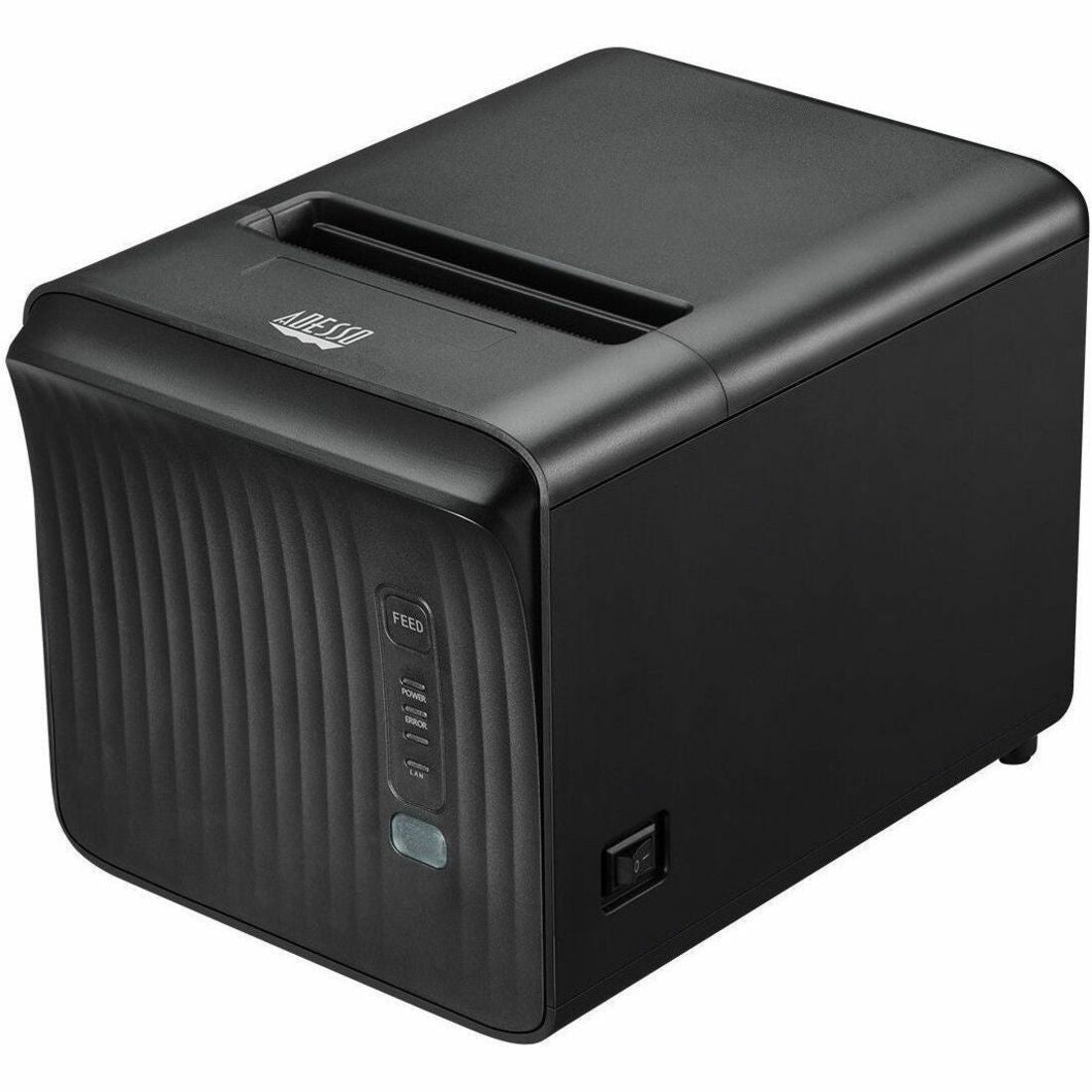 Adesso NuPrint 330 Desktop, Business, POS System Direct Thermal Printer - Monochrome - Receipt Print - Ethernet - USB - Serial - Black