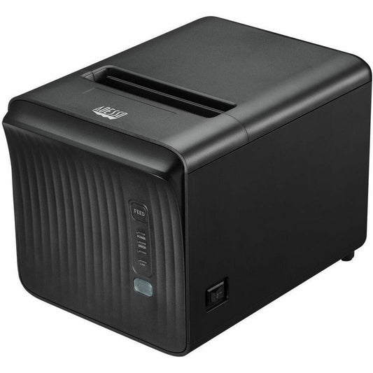 Adesso NuPrint 330 Desktop, Business, POS System Direct Thermal Printer - Monochrome - Receipt Print - Ethernet - USB - Serial - Black