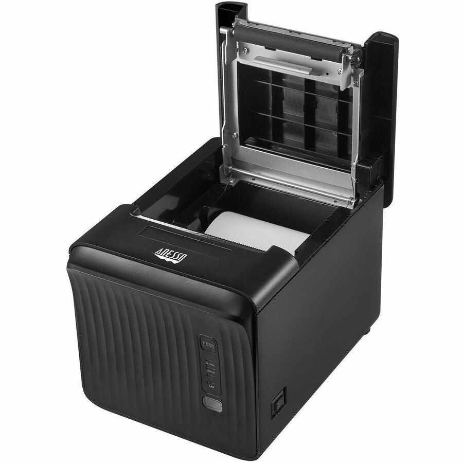 Adesso NuPrint 330 Desktop, Business, POS System Direct Thermal Printer - Monochrome - Receipt Print - Ethernet - USB - Serial - Black - 7151523