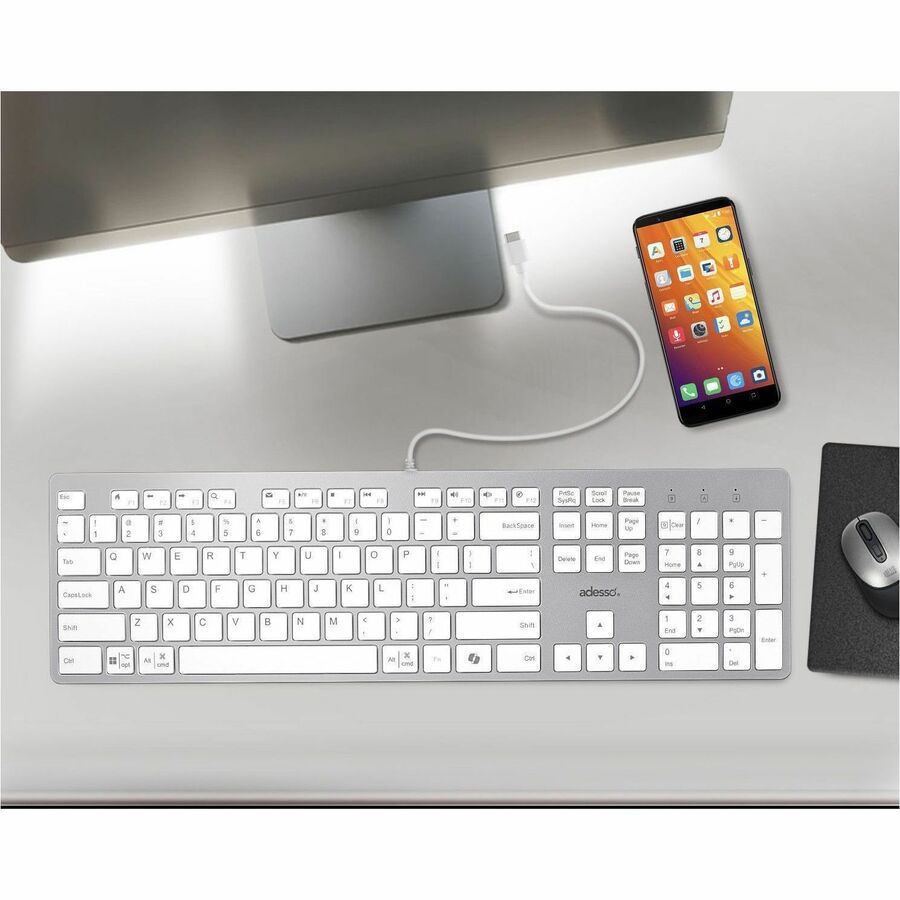 Adesso EasyTouch AKB-730UW Keyboard - 8188141