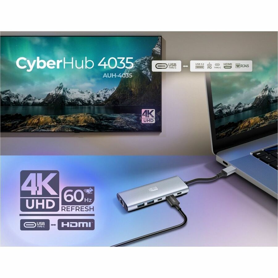 Adesso CyberHub AUH-4035 Docking Station - 7951273