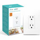 Kasa Smart Wi-Fi Power Outlet, 2-Sockets