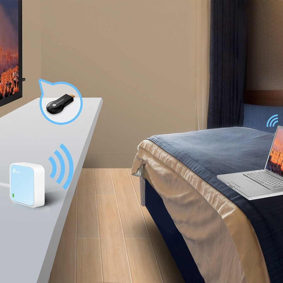 TP-Link TL-WR802N Wi-Fi 4 IEEE 802.11b/g/n Ethernet Wireless Router - 5471826