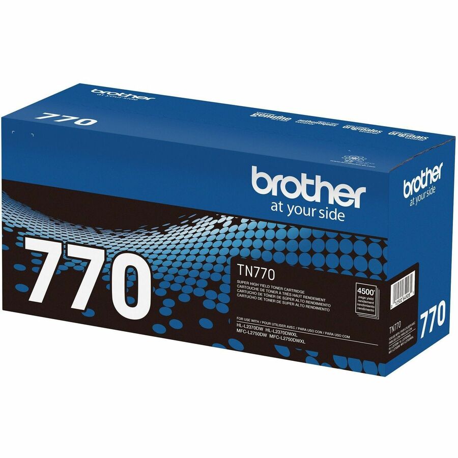 Brother TN770 Original Super High Yield Laser Toner Cartridge - Box - Black - 1 Each - BRTTN770