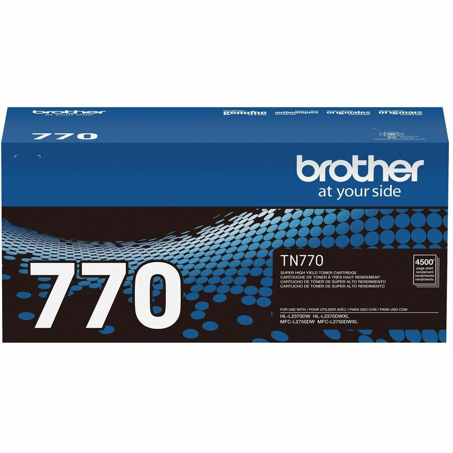 Brother TN770 Original Super High Yield Laser Toner Cartridge - Box - Black - 1 Each - BRTTN770