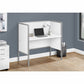 Monarch Specialties Office Cubicle - 48"L White/ Silver Commercial Grade Desk - I7729