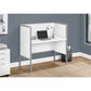 Monarch Specialties Office Cubicle - 48"L White/ Silver Commercial Grade Desk - I7729