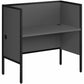 Monarch Specialties Office Cubicle - 48"L Grey/ Black Commercial Grade Desk