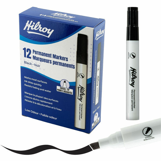 Hilroy Chisel Tip Permanent Marker