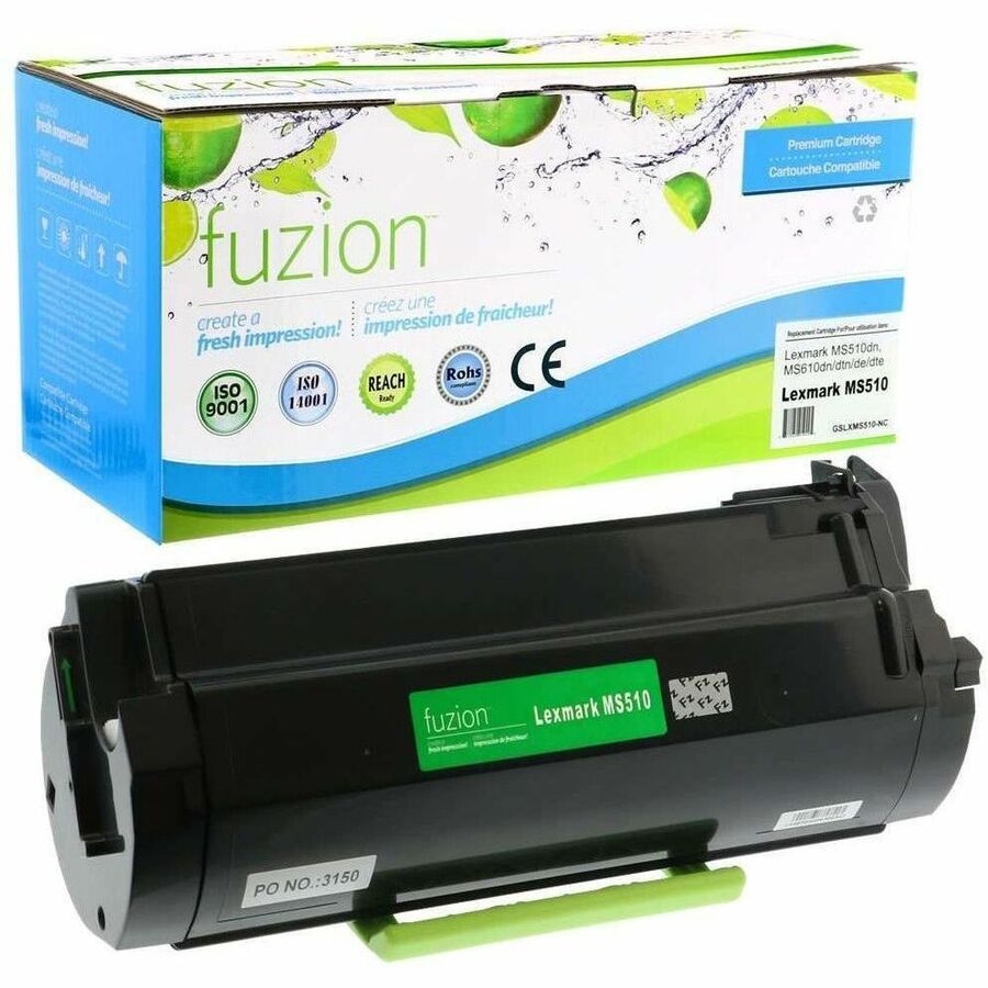 fuzion Compatible Toner Ultra High Yield for Lexmark 50F1U00 - Black