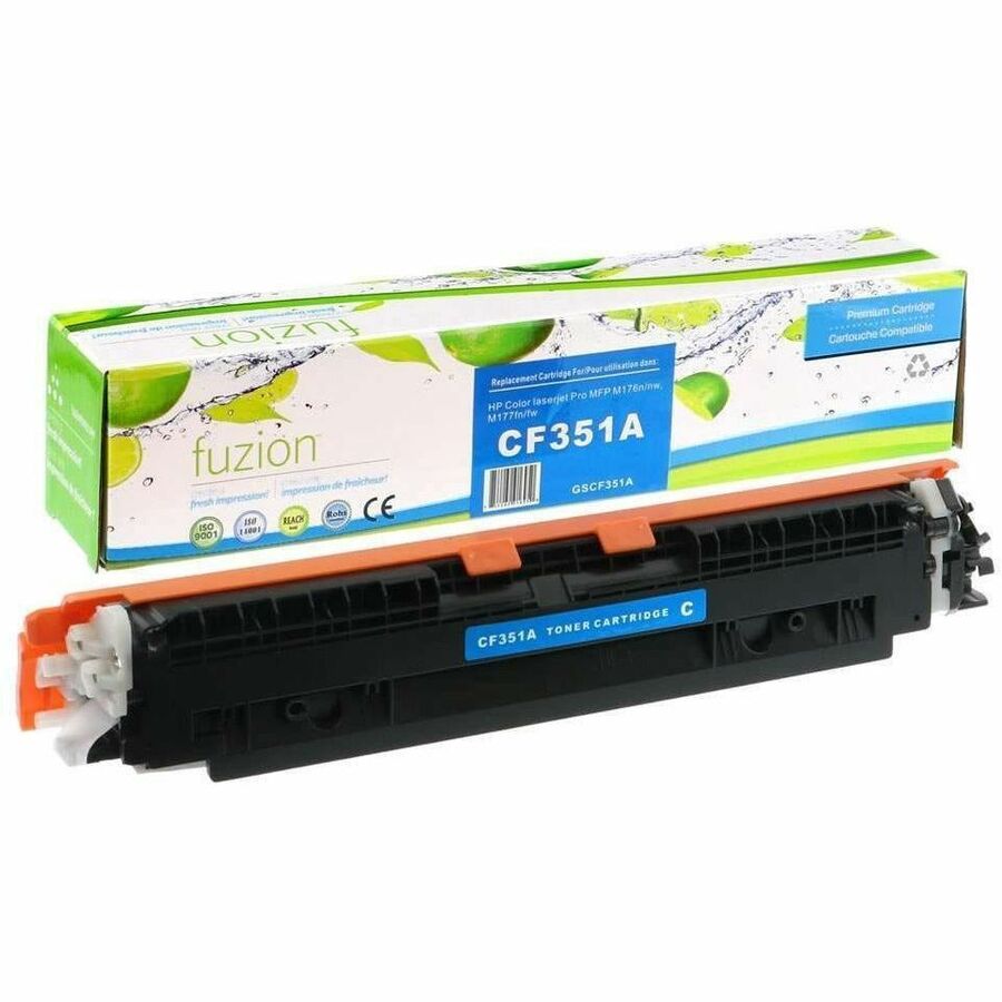 fuzion Compatible Toner for HP CF351A (130A) - Cyan
