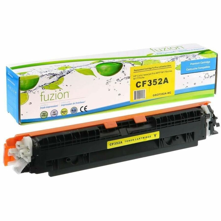 fuzion Compatible Toner for HP CF352A (130A) - Yellow