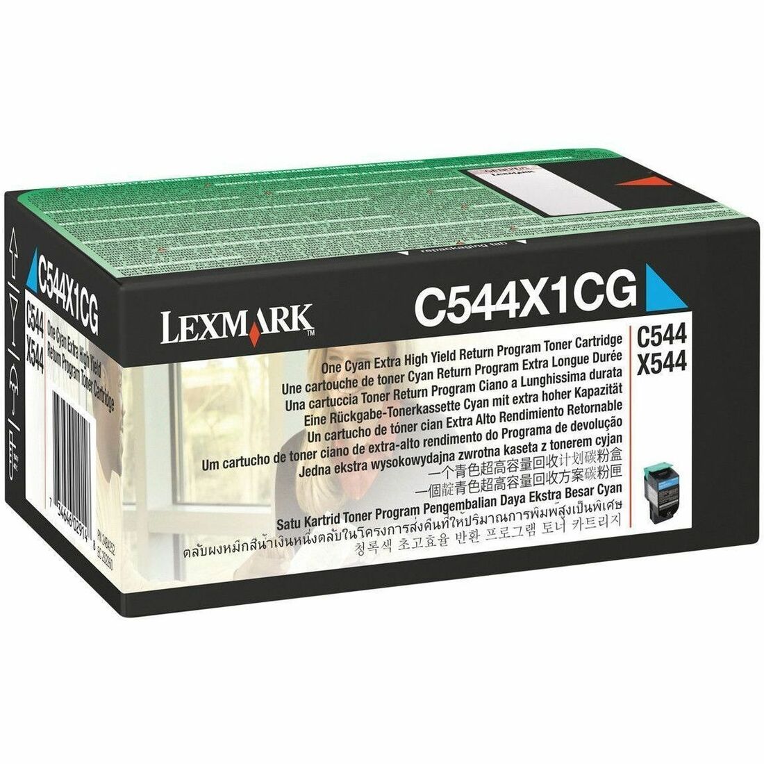 Lexmark Original Extra High Yield Laser Toner Cartridge - Return Program - Cyan - 1 Each