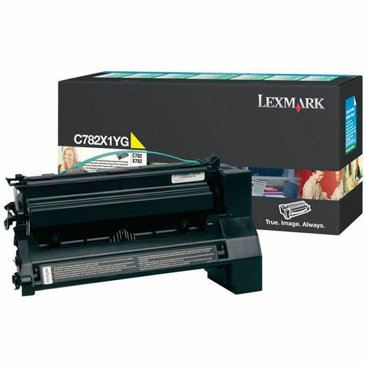 Lexmark Original Extra High Yield Laser Toner Cartridge - Return Program - Yellow - 1 Each