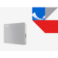 Toshiba Canvio Flex HDTX120XSCAA 2 TB Portable Hard Drive - External - Silver - 6663479