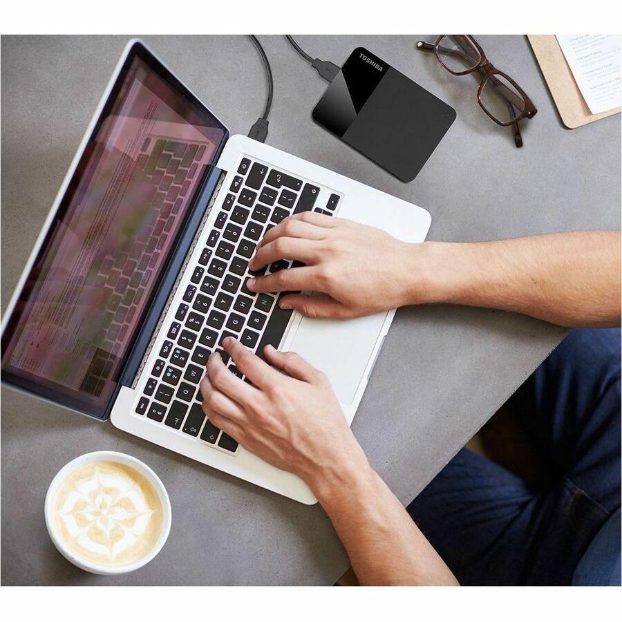 Toshiba Canvio Ready HDTP320XK3AA 2 TB Portable Hard Drive - External - Black - 6663465