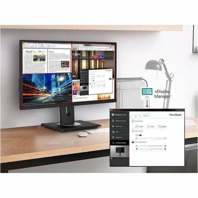 ViewSonic Graphic VG3456 34" Class UWQHD LED Monitor - 21:9 - Black - 6735150