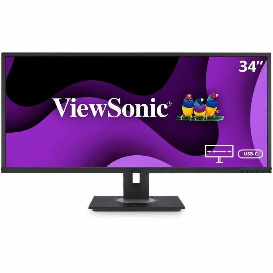 ViewSonic Graphic VG3456 34" Class UWQHD LED Monitor - 21:9 - Black - 6735150