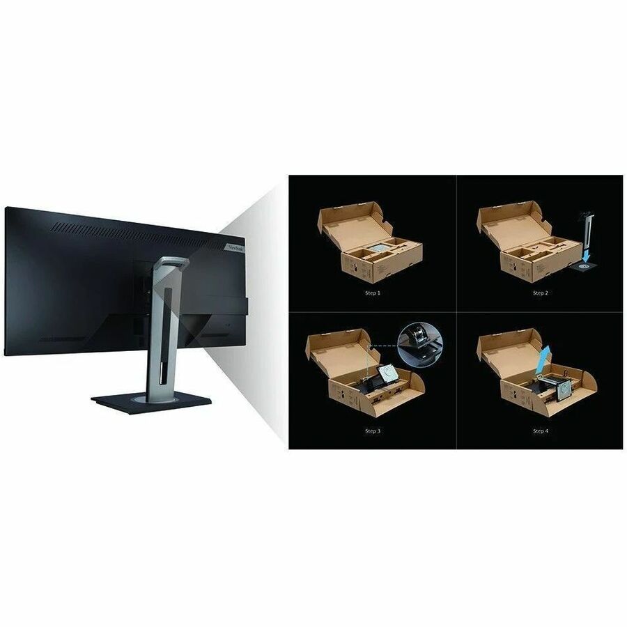 ViewSonic Graphic VG3456 34" Class UWQHD LED Monitor - 21:9 - Black - 6735150