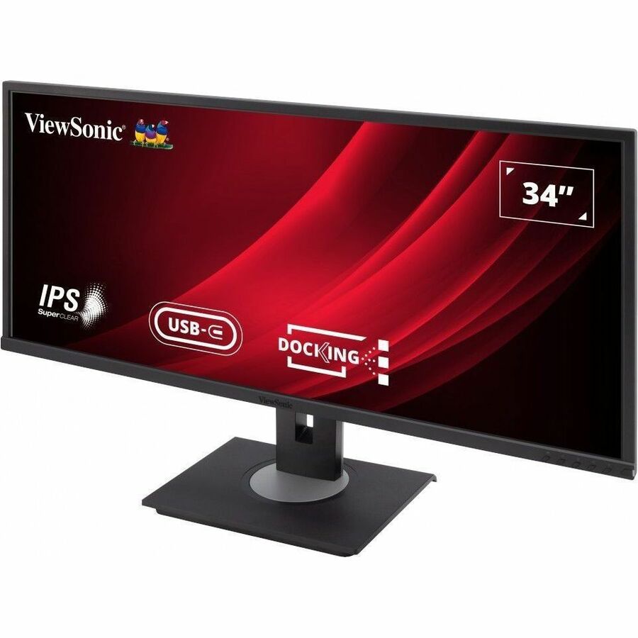 ViewSonic Graphic VG3456 34" Class UWQHD LED Monitor - 21:9 - Black - 6735150