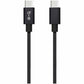 Blu Element Braided Charge/Sync USB-C to USB-C Cable 4ft 60W Black - 107-1521