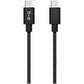 Blu Element Braided Charge/Sync USB-C to USB-C Cable 4ft 60W Black - 107-1521