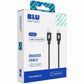 Blu Element Braided Charge/Sync USB-C to USB-C Cable 4ft 60W Black - 107-1521