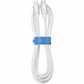 Blu Element BEC2CL6W Braided Charge/Sync USB-C to Lightning Cable 6ft White