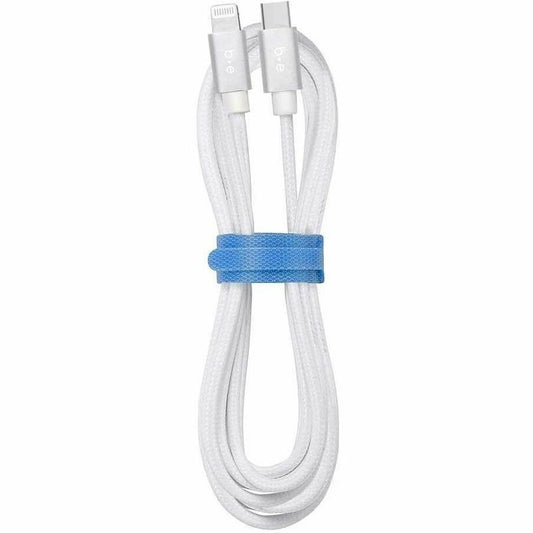 Blu Element BEC2CL6W Braided Charge/Sync USB-C to Lightning Cable 6ft White