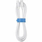 Blu Element BEC2CL6W Braided Charge/Sync USB-C to Lightning Cable 6ft White