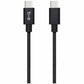 Blu Element BEC2C10B Braided Charge/Sync USB-C to USB-C Cable 10ft Black - 107-1523