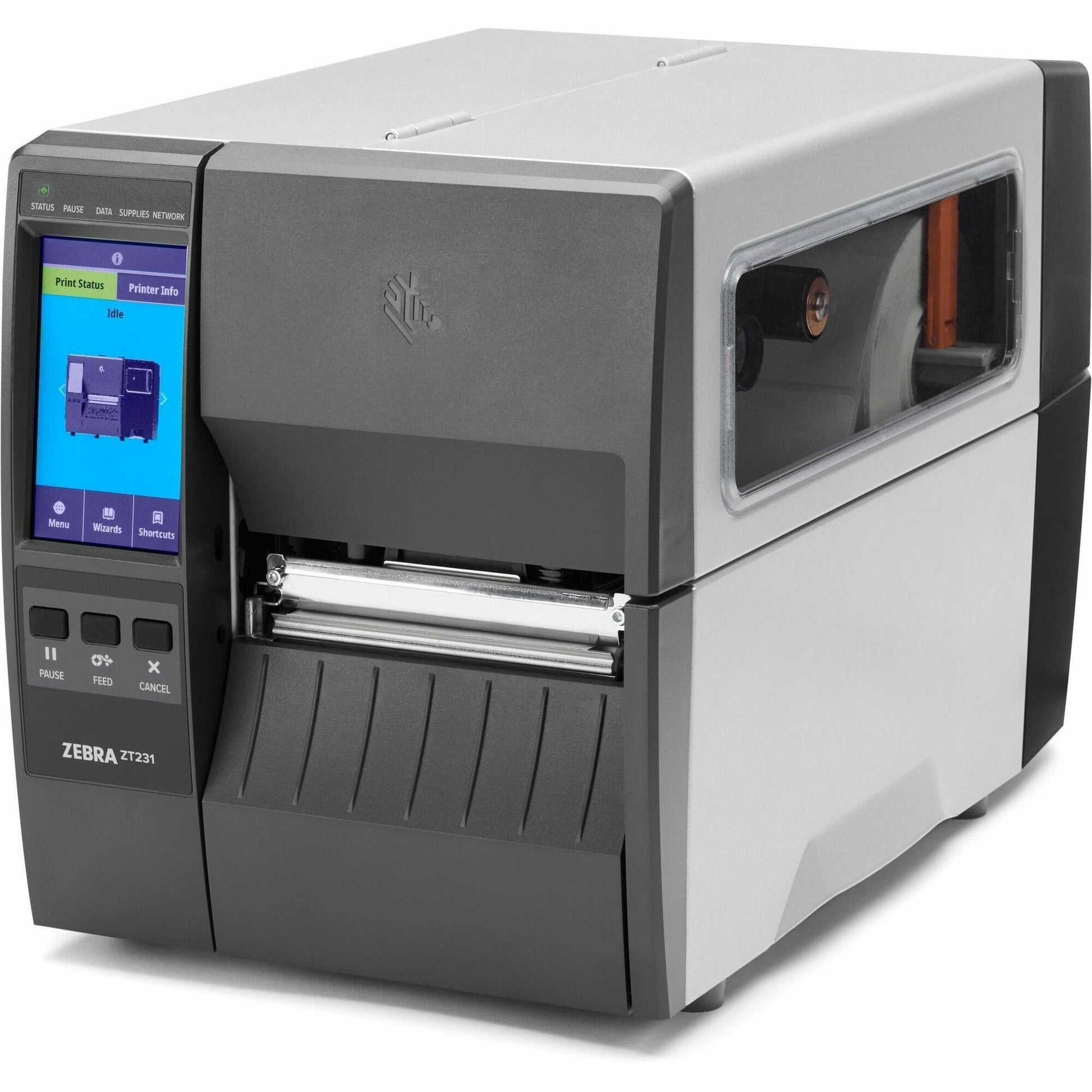 Zebra ZT231 Industrial Thermal Transfer Printer - Monochrome - Label Print - Ethernet - USB - USB Host - Serial - Bluetooth - IEEE 802.11ac Wireless LAN - US