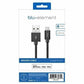 Blu Element B6MFIBK Braided Charge/Sync Lightning to USB-A Cable 6ft Black - 107-1419