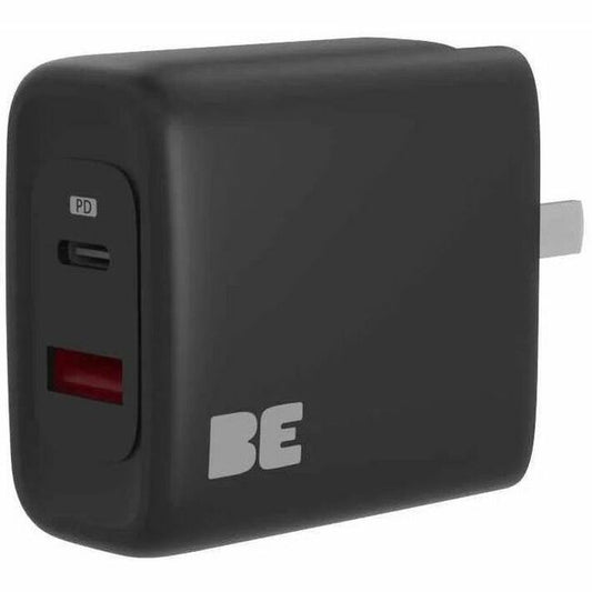 Blu Element BEWCCS45WB Wall Charger Dual USB-C 45W PD and USB-A Black