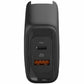 Blu Element BEWCCS45WB Wall Charger Dual USB-C 45W PD and USB-A Black - 101-1528