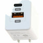 Blu Element BEWCA20WW Wall Charger Dual USB-C 20W PD and USB A White - 101-1469