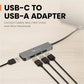 Helix USB-C to 4-Port USB-A Hub - 117-0578