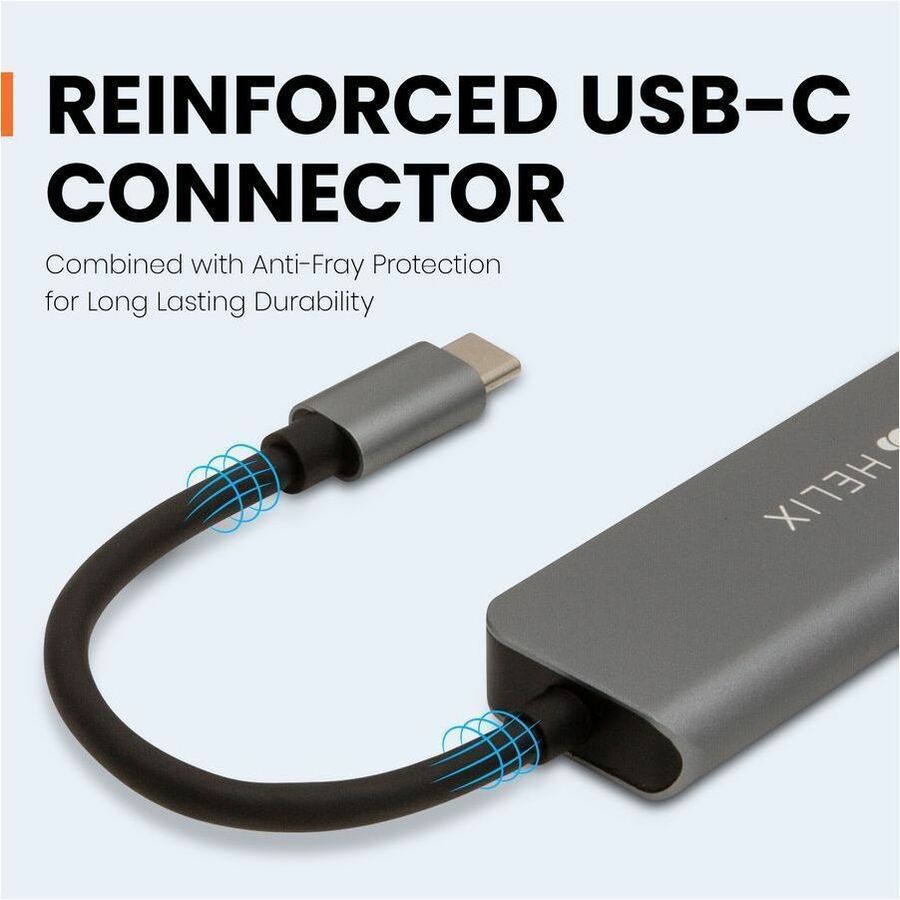 Helix USB-C to 4-Port USB-A Hub - 117-0578