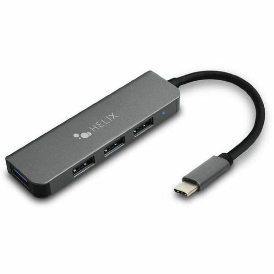 Helix USB-C to 4-Port USB-A Hub