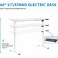 ProLine II 60" Sit to Stand Electric Desk - PMO6024-WH