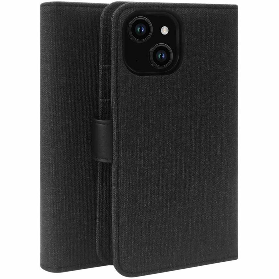 Blu Element Carrying Case (Folio) Apple iPhone 16e, iPhone 15, iPhone 14, iPhone 13 Smartphone - Black - BE2I1FIPWMSIP15
