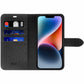 Blu Element Carrying Case (Folio) Apple iPhone 16e, iPhone 15, iPhone 14, iPhone 13 Smartphone - Black - BE2I1FIPWMSIP15