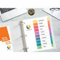 Avery&reg; Ready Index&reg; Table of Content Dividers for Laser and Inkjet Printers, 10 tabs, 1 set - 11135