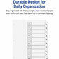 Avery&reg; Ready Index&reg; Table of Content Dividersfor Laser and Inkjet Printers, 10 tabs - 11134