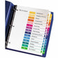 Avery Ready Index&reg; Table of Contents Dividers 15 Tabs, for Laser and Inkjet Printers - 11143