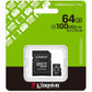 Kingston Canvas Select Plus 64 GB Class 10/UHS-I (U1) V10 microSDXC - 1 Each - SDCS3/64GB