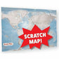 MapArt World Scratch Wall Map - 20669 - 20669
